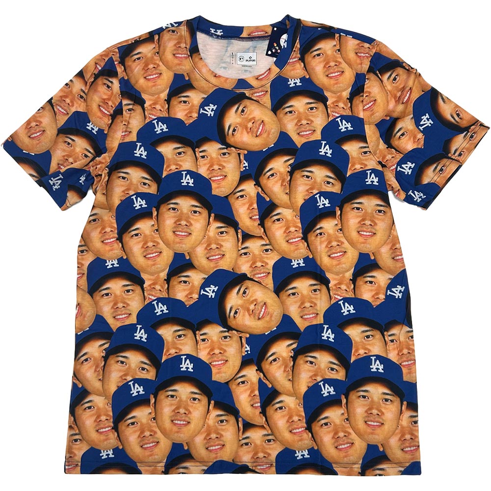 SHOHEI OHTANI 大谷翔平 - MLB公式 LOS ANGELES DODGERS FACE SUBLIMATED / 限定 / Tシャツ / メンズ - PGS